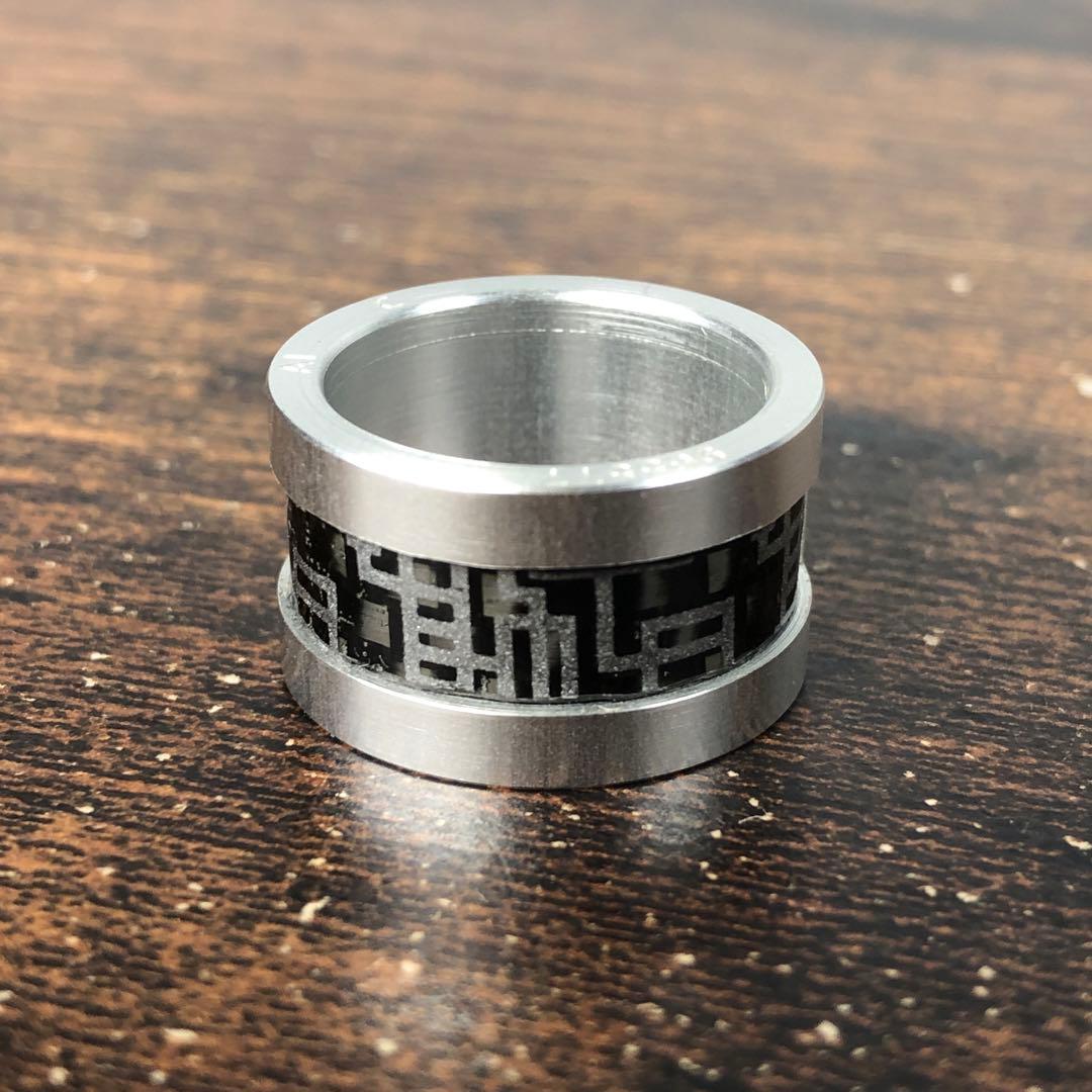 布袋寅泰 カーボンリング 内径約16.5mm レア 希少