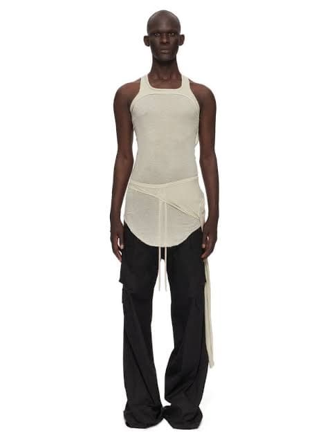 トップス Rick Owens Banana Skeletank Viscose Silk