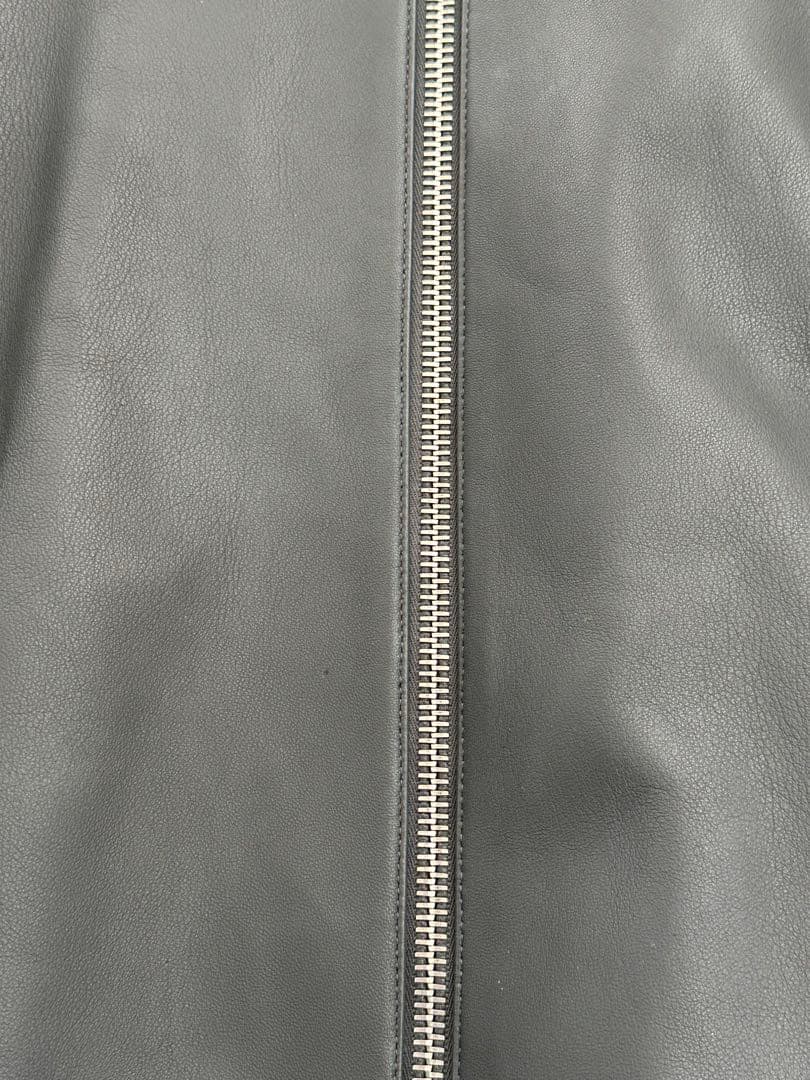 DENIM×TOMORROWLAND ラムレザー シングルライダースジャケット