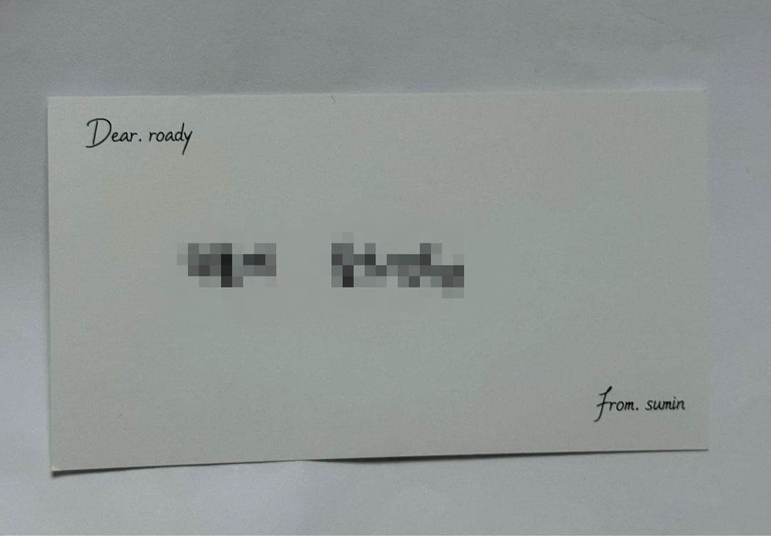 【ラスト】xikers 6集 ミペン スミン ブレスレット メッセージカード