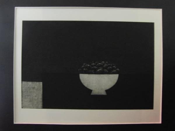 浜口陽三、銅版画・巨匠 、アマンド、高額版画集の一部、額付