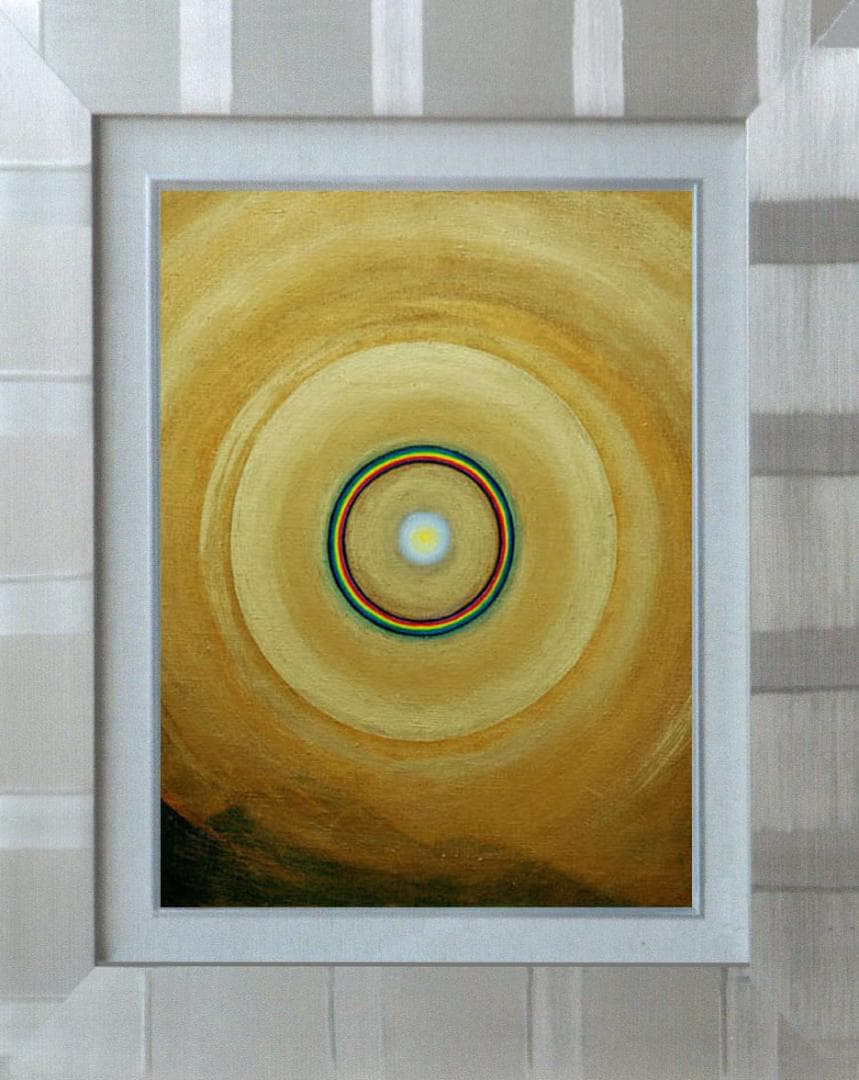 油絵 菅家令子 絵 絵画インテリア F6-G282023 風景 祈り 希望 奇跡