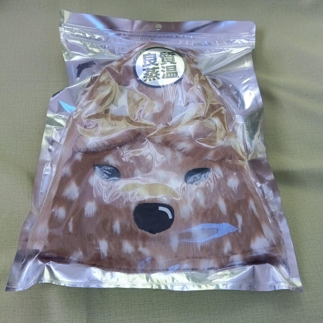 鹿の顔デザイン フェイスタオル