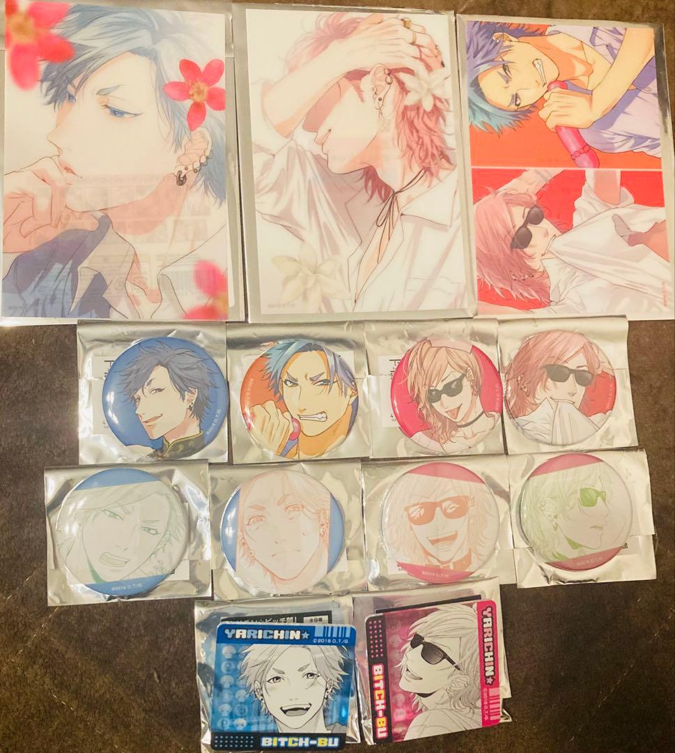 新品　百合絢斗　　田村唯　ヤリチン☆ビッチ部 ヤリ部　原作コマ缶バッジ　レア