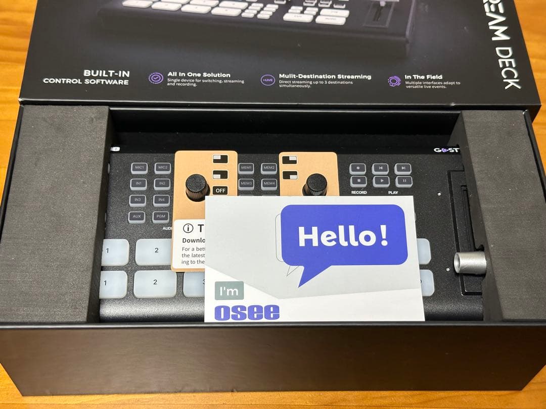 OSEE GoStream Deck 映像スイッチャー