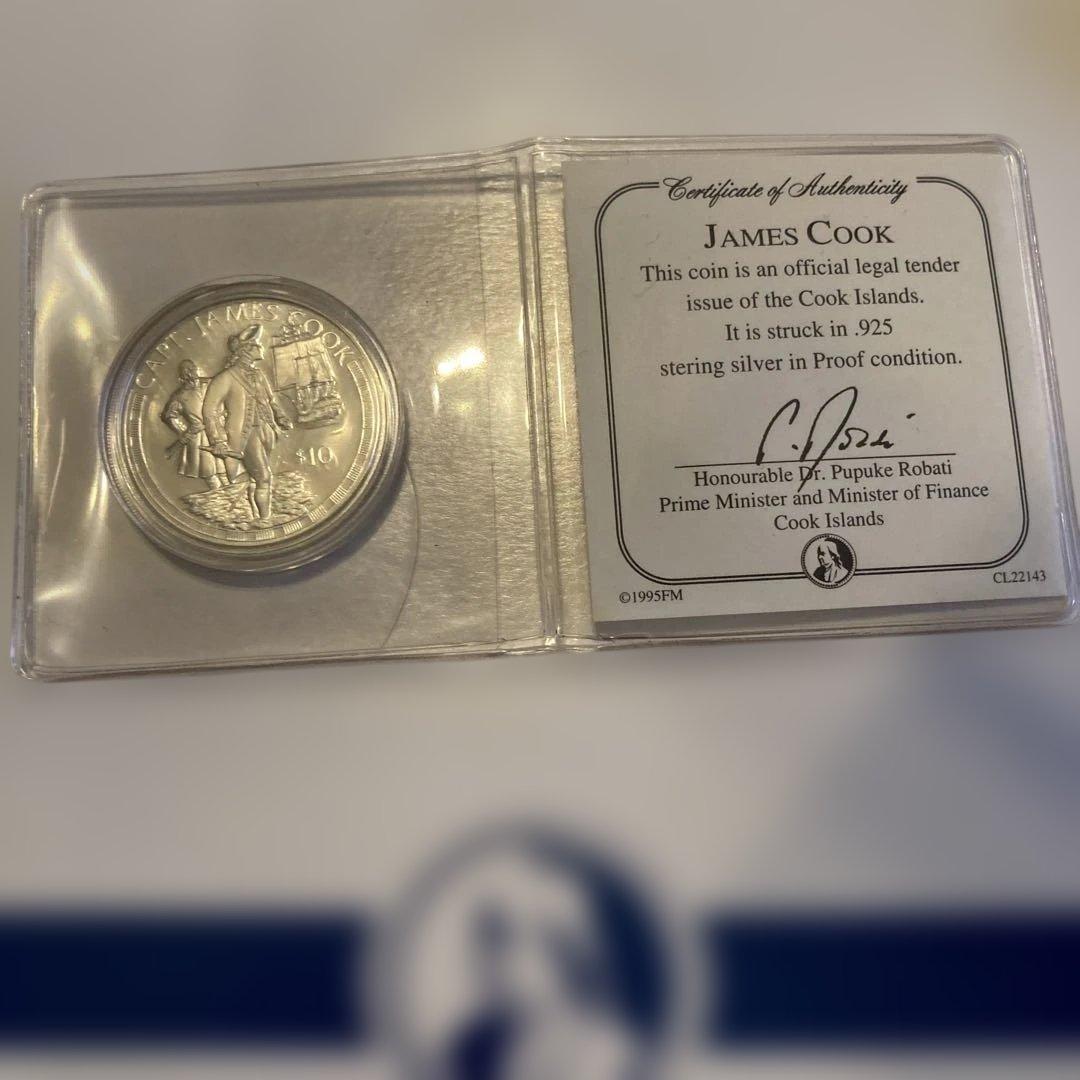 1994年 ジェームズ・クック記念硬貨　フランクリンミント