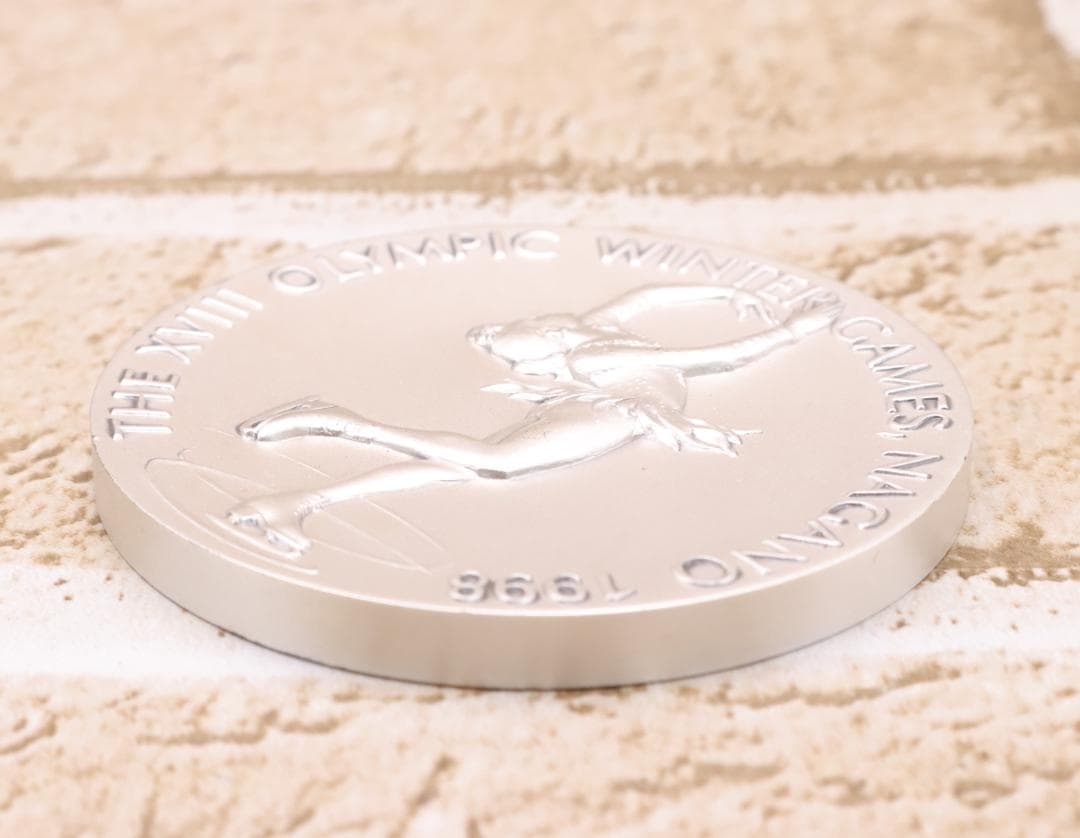 ◇長野オリンピック 公式記念メダル 第2次発行 純銀 ブロンズ