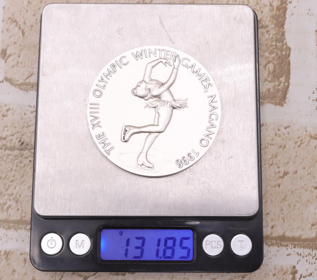 ◇長野オリンピック 公式記念メダル 第2次発行 純銀 ブロンズ