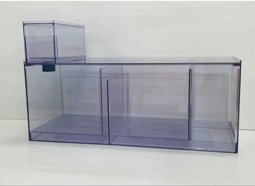 オーバーフロー水槽用塩ビ濾過槽 W750 D300 H300㎜