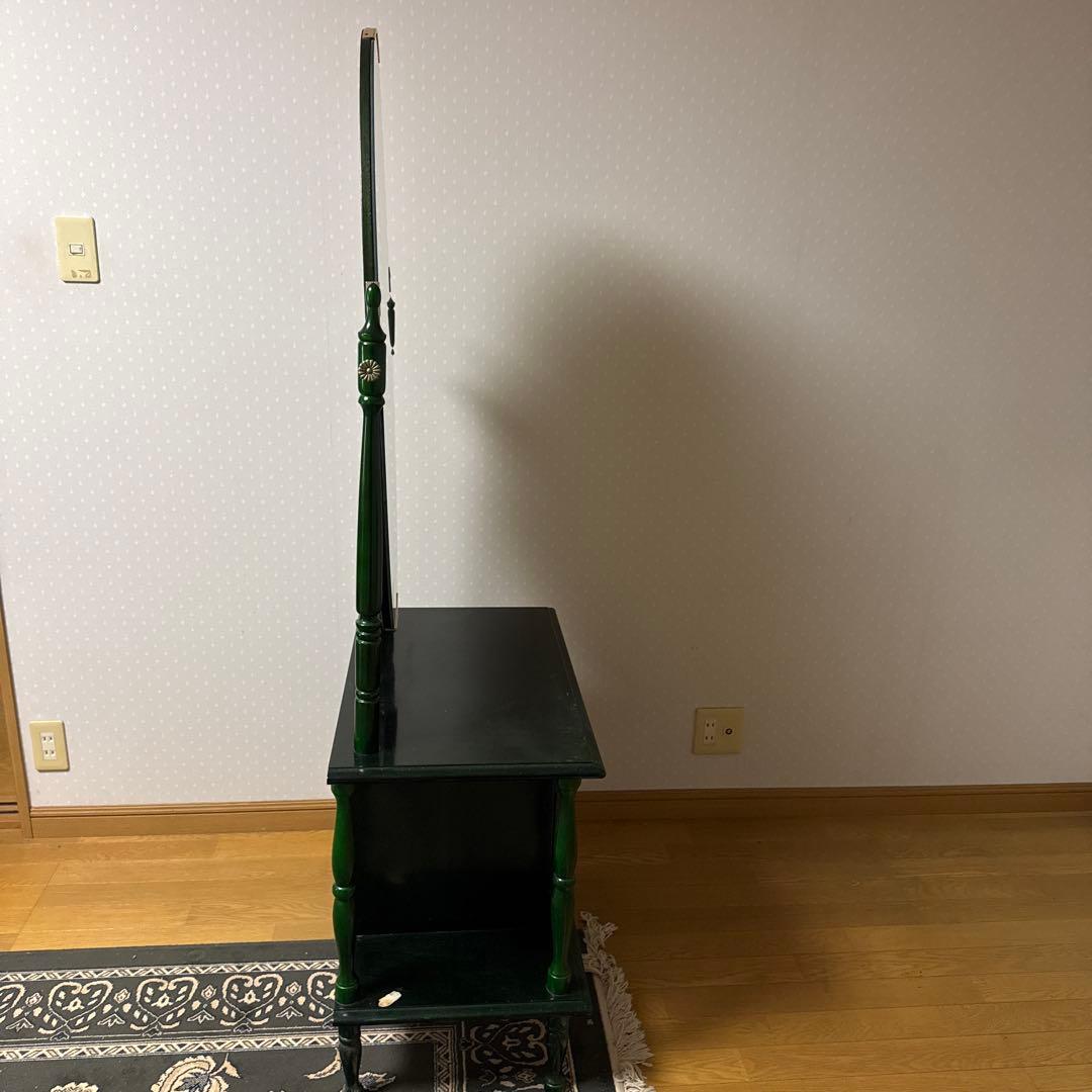 【ぐらつきなし ❗️】アンティーク 昭和レトロ 木製 ドレッサー 鏡台