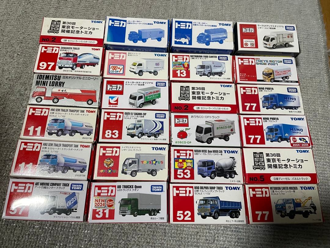 トミカ全て働くトラック等いろいろ美品かなり大量