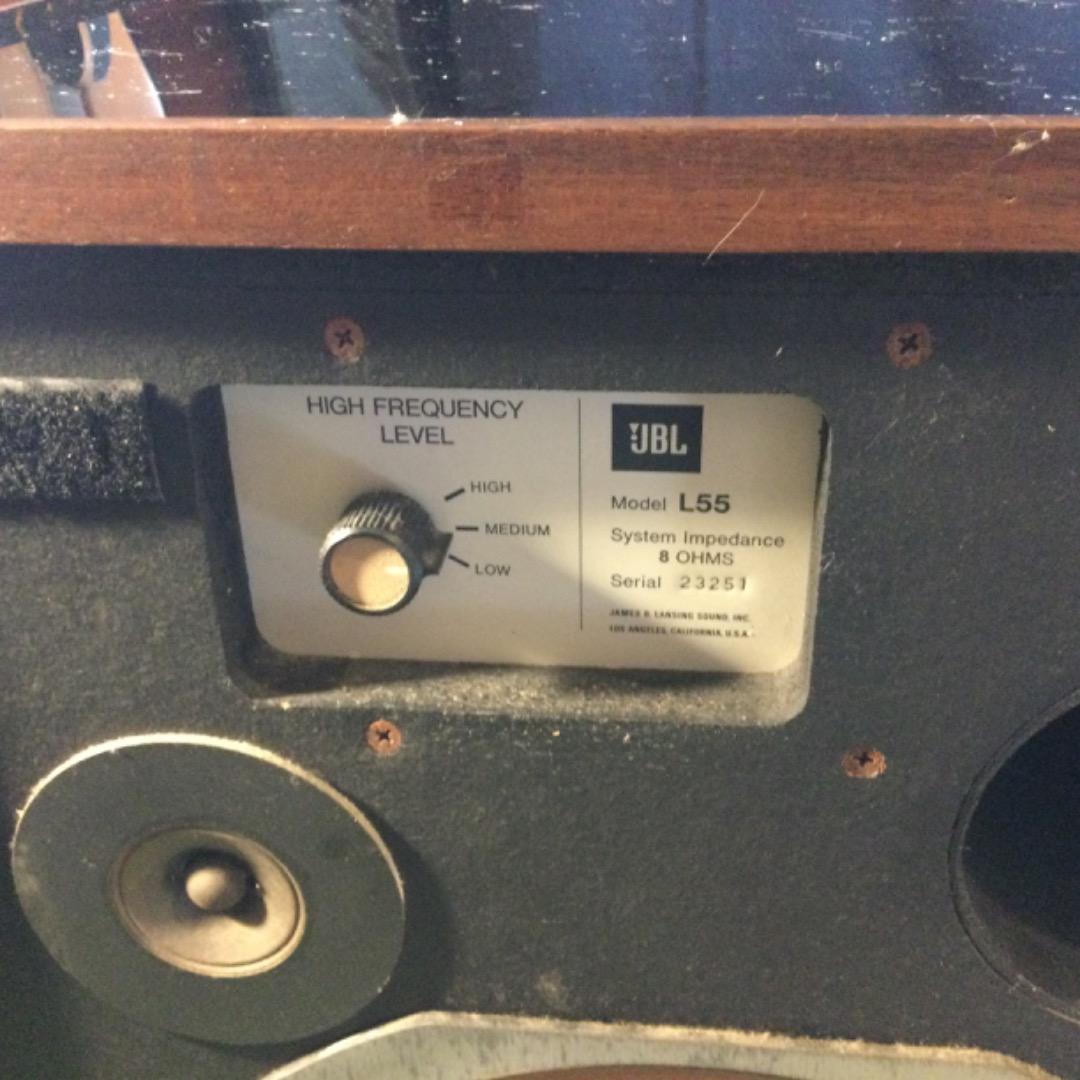 【動作品】JBL L55 lancer（ペア）定価1本　144000円　レア物