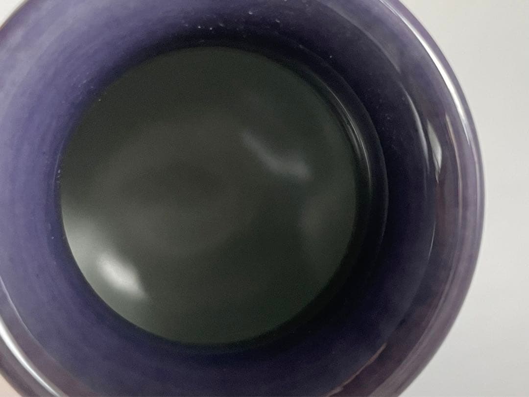 陶芸家　人間国宝　徳田八十吉　徳利　酒器　一輪挿し　金銘　箱なし　九谷焼