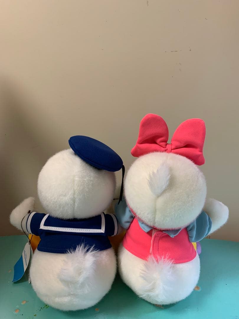 東京ディズニーランド　ドナルド　デイジー レトロ　ぬいぐるみ