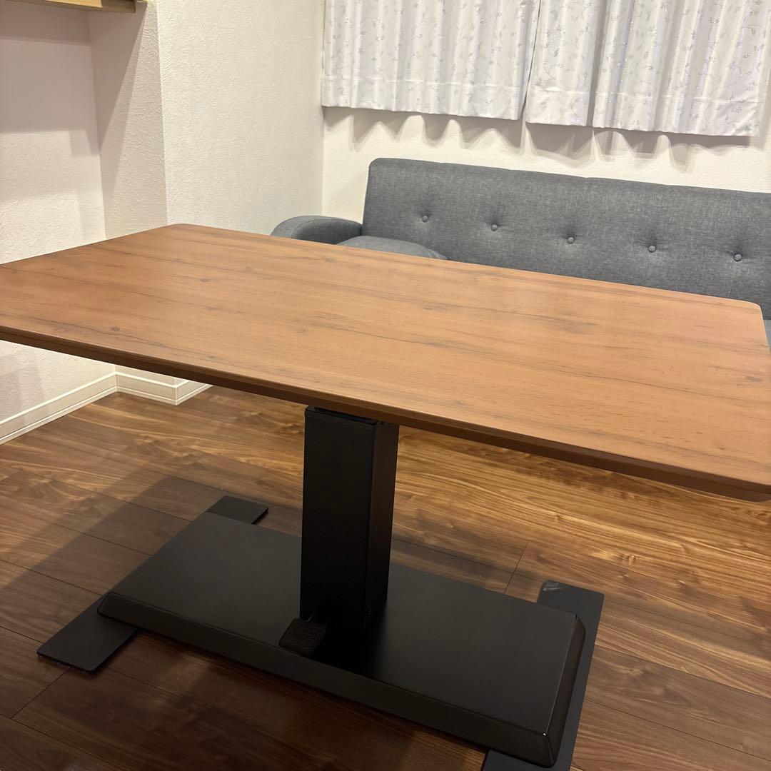 【4月で処分します】ニトリ　昇降テーブル(LC-004 120 MBR)