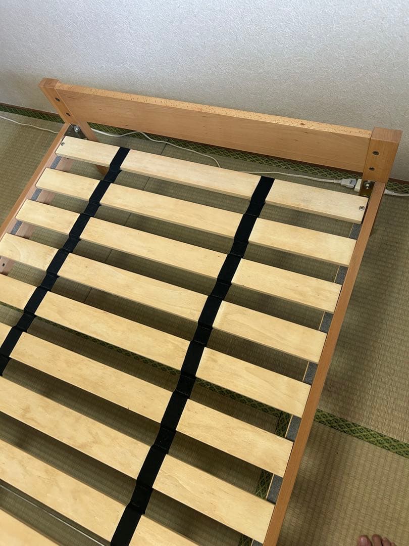 magniflex 木製 ベッドフレーム シングルサイズ