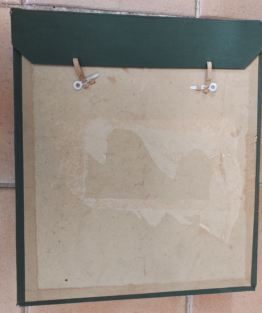 ピエールボンコンパン　油彩画　「卓上のレモン」