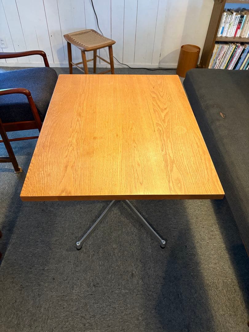 greeniche カフェテーブル オーク材 高さ61cm