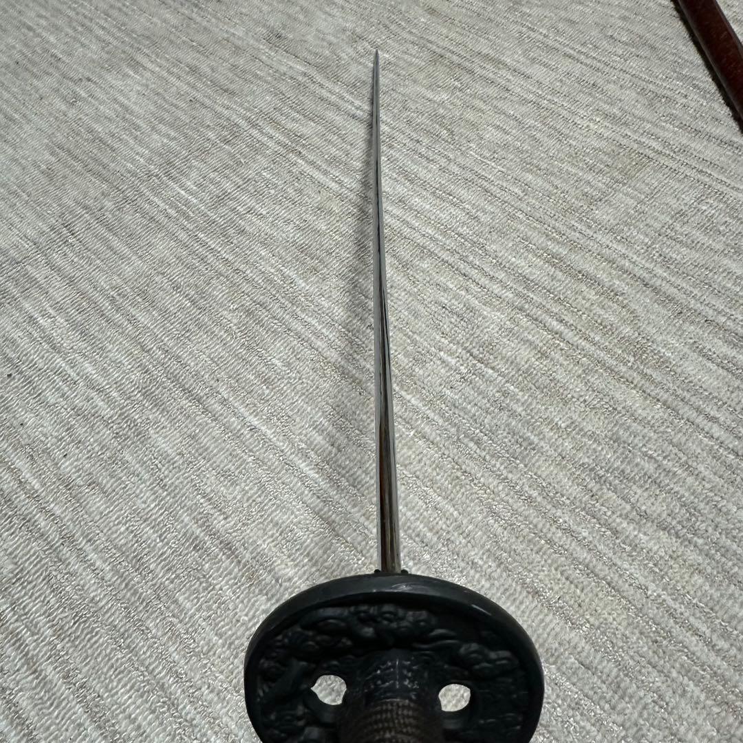 模造刀 黒赤鞘 二本セット