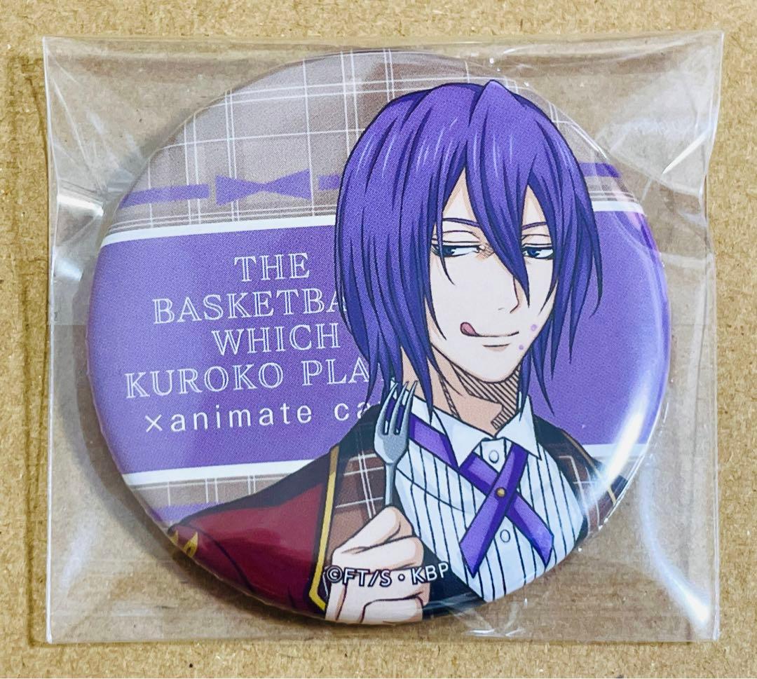 黒子のバスケ アニメイトカフェ クランチ バレンタイン 缶バッジ 紫原敦 特典