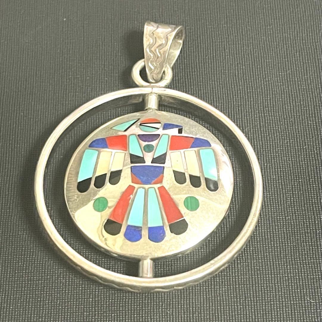 Sterling Pete Natachu ズニ族 インディアンジュエリー