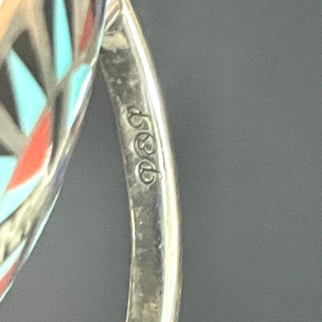 Sterling Pete Natachu ズニ族 インディアンジュエリー