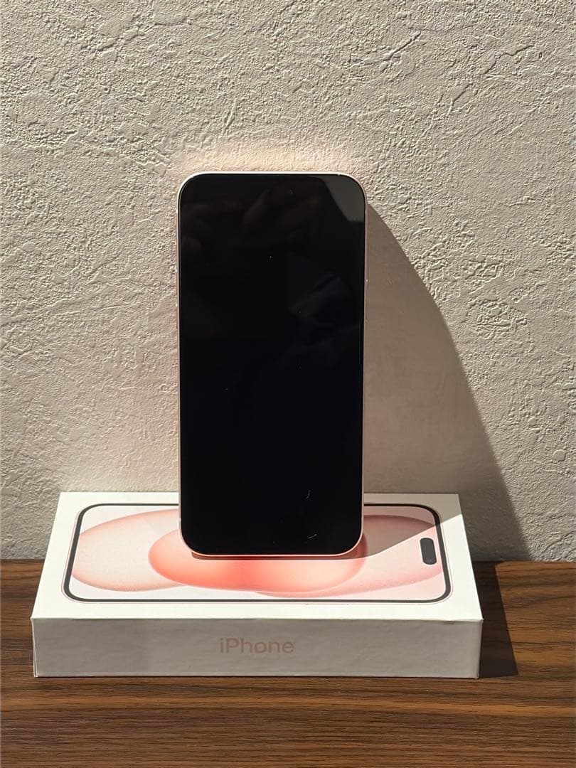 iPhone 15 plus 128GBピンク 本体(iFace付き)
