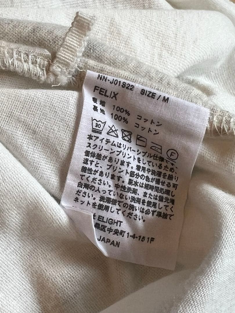 NICENESS FELIX NNリバーシブルTシャツ