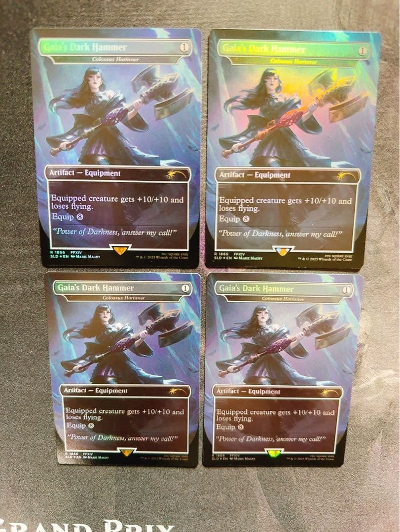 【foil】ガイアのイポスセスフィラ(巨像の鎚) 英語　4枚セット