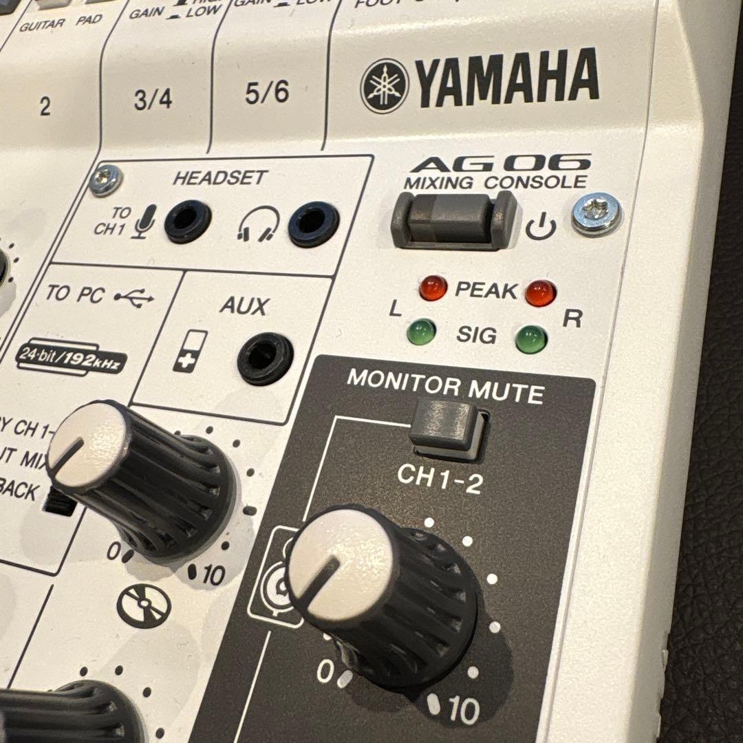 YAMAHA AG06 ミキサー 本体＋USBケーブルのみ