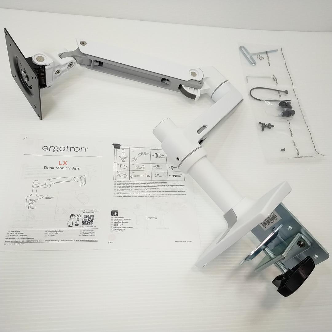 【美品】エルゴトロン LX モニターアーム デスクマウント 45-490-216