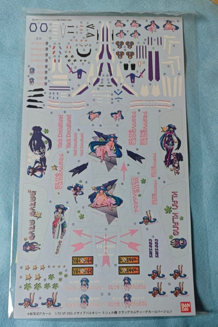 1/72 VF-25SG メサイア ミシェル機 クランデカールバージョン