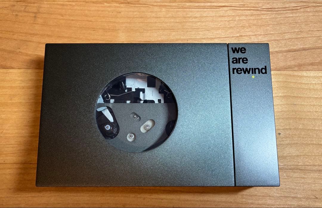 we are rewind カセットプレーヤー bluetooth対応　グレー