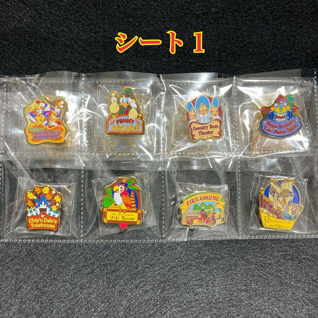 【キーマカレー様】東京ディズニーランド・ディズニーストア ピンバッジ 50点