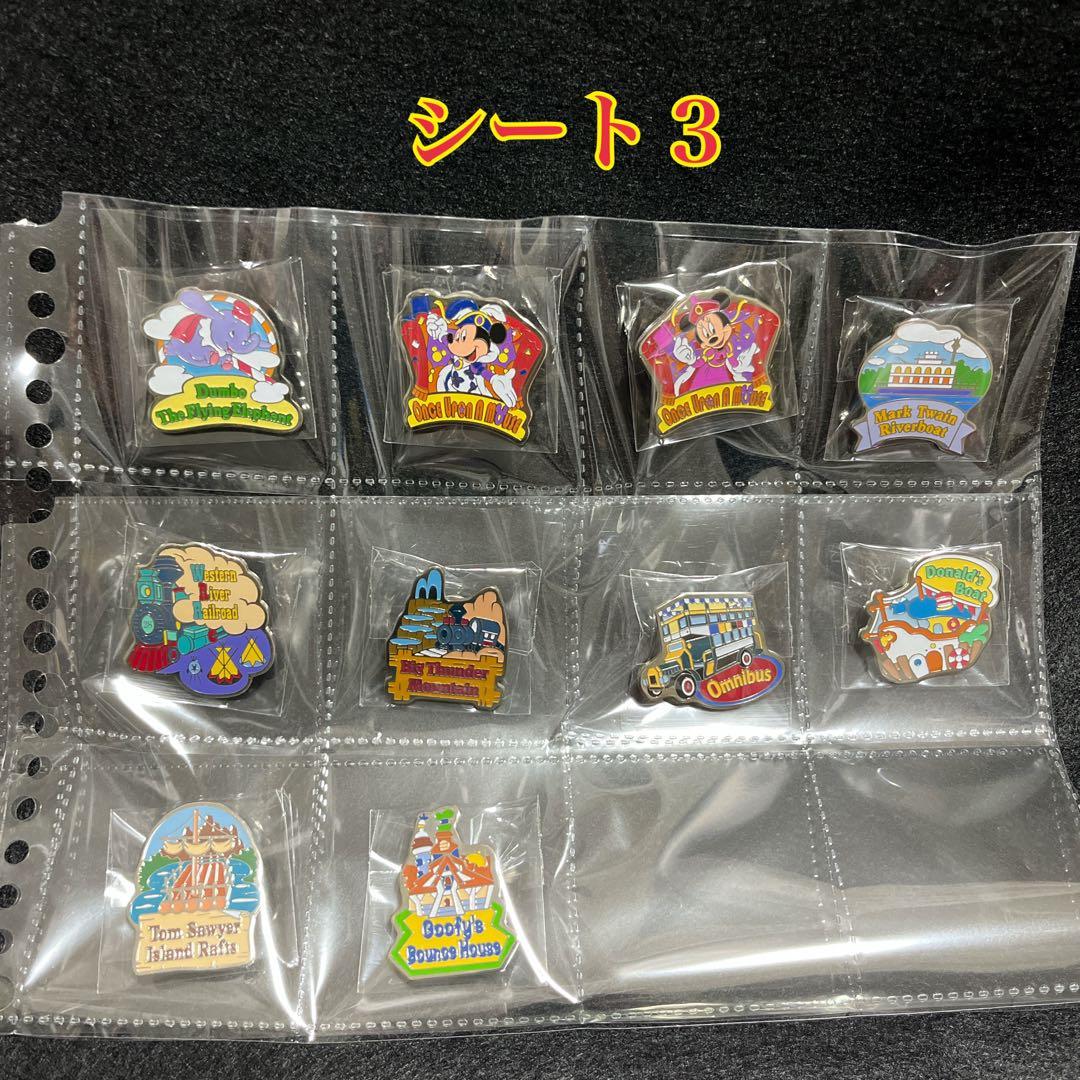 【キーマカレー様】東京ディズニーランド・ディズニーストア ピンバッジ 50点