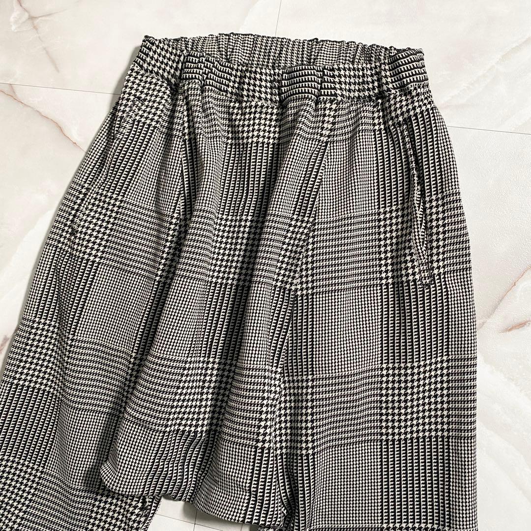A16137 美品 コムデギャルソンコムデギャルソン　千鳥 ハーフサルエルパンツ