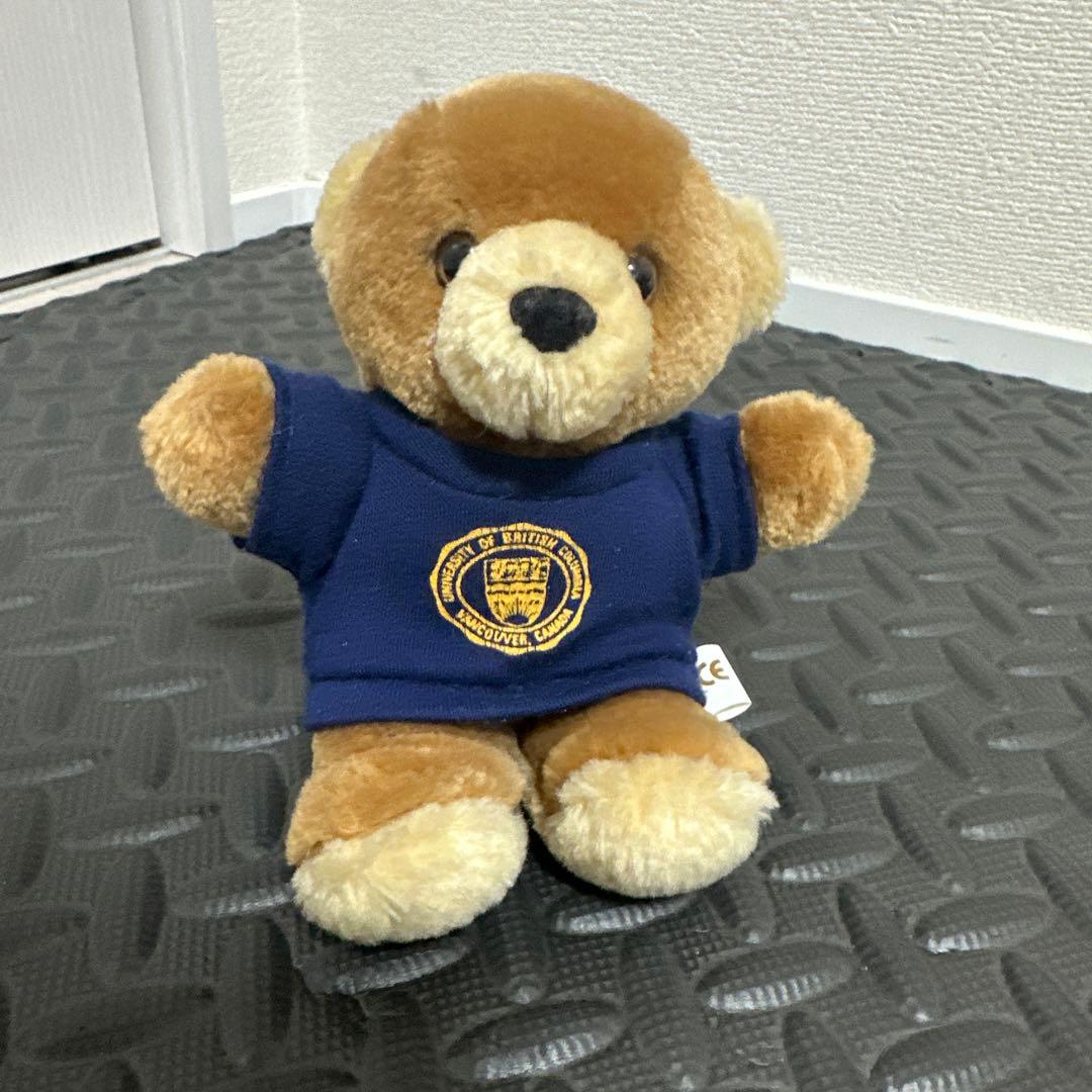 【超希少】ブリティッシュコロンビア大学のクマ人形
