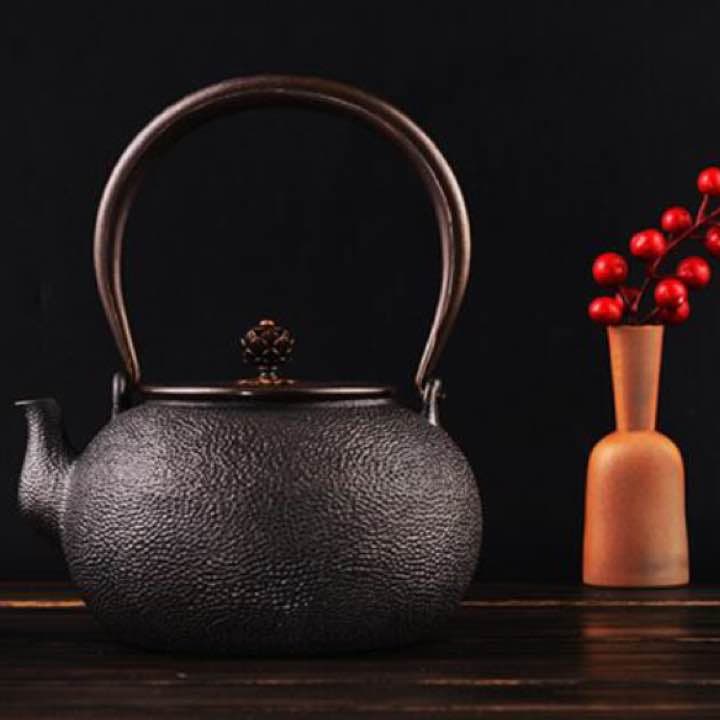 鉄器 急須 伝統工芸 手作り 鉄分補給 鉄瓶　YZS-055