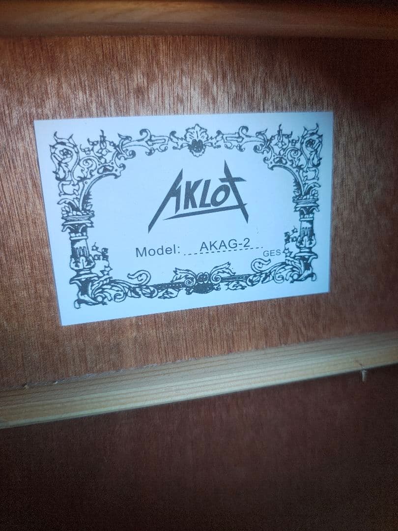 美品 AKLOT AKAG-2 ピックアップ付エレアコ 付属品多数