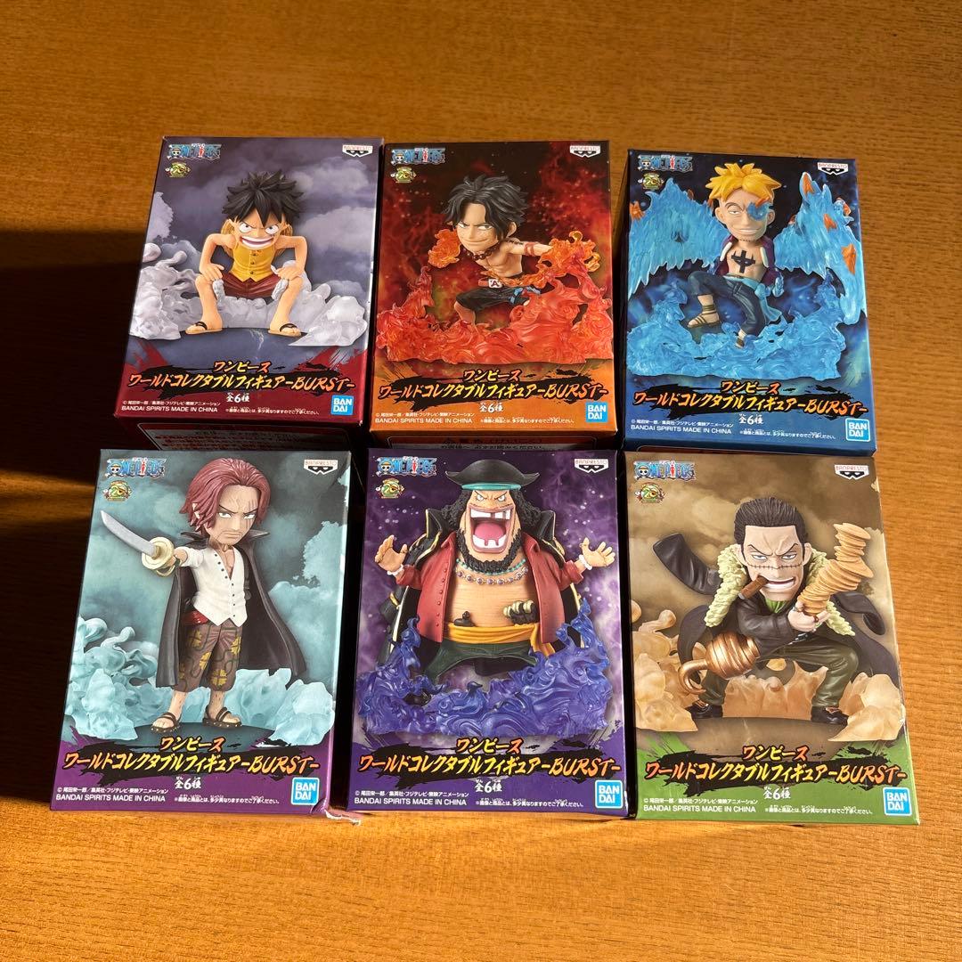 ワンピースフィギュア ワーコレ BURST 全6種 新品未開封セット‼️