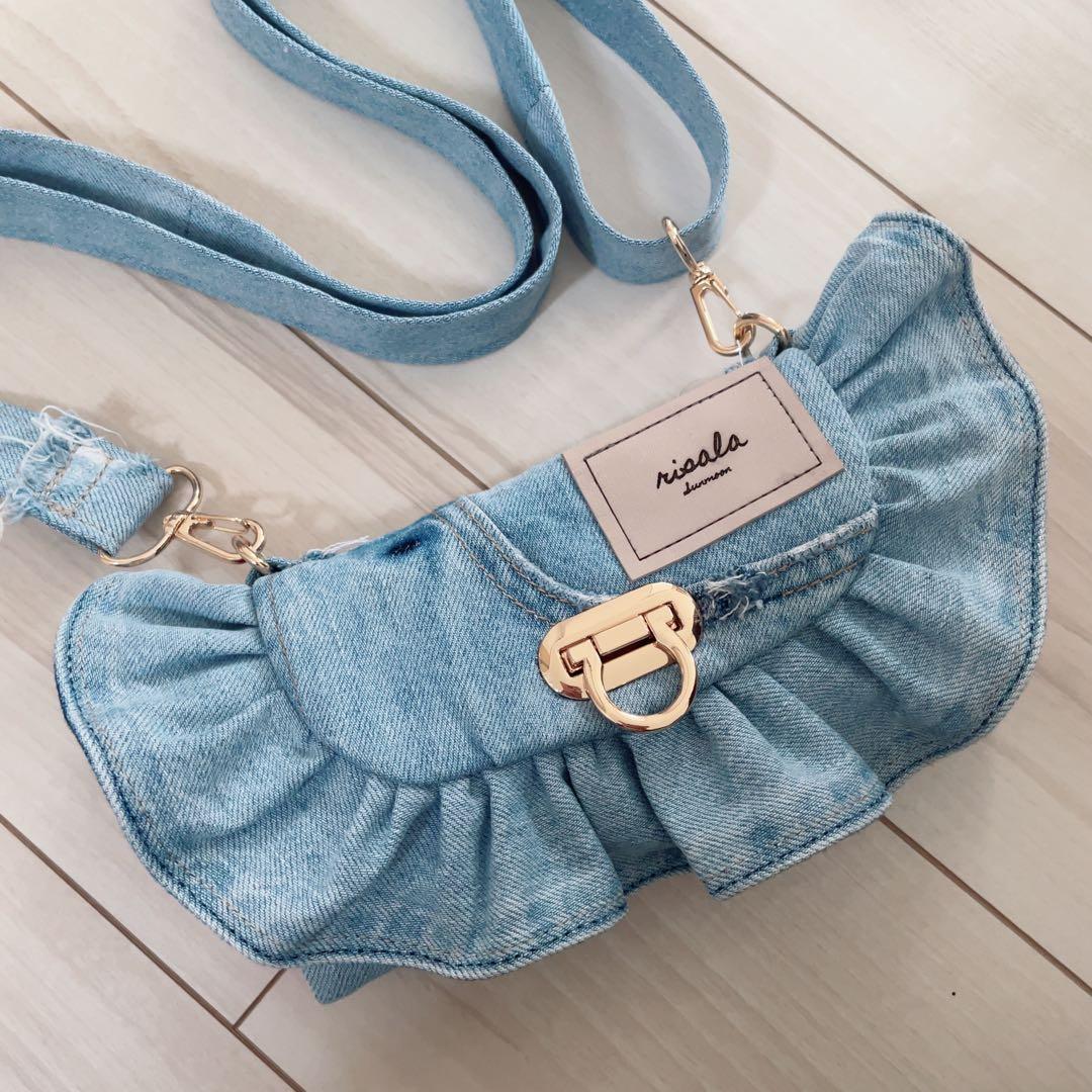 専用2点おまとめ デニリメイク フリル ウォレット ショルダー