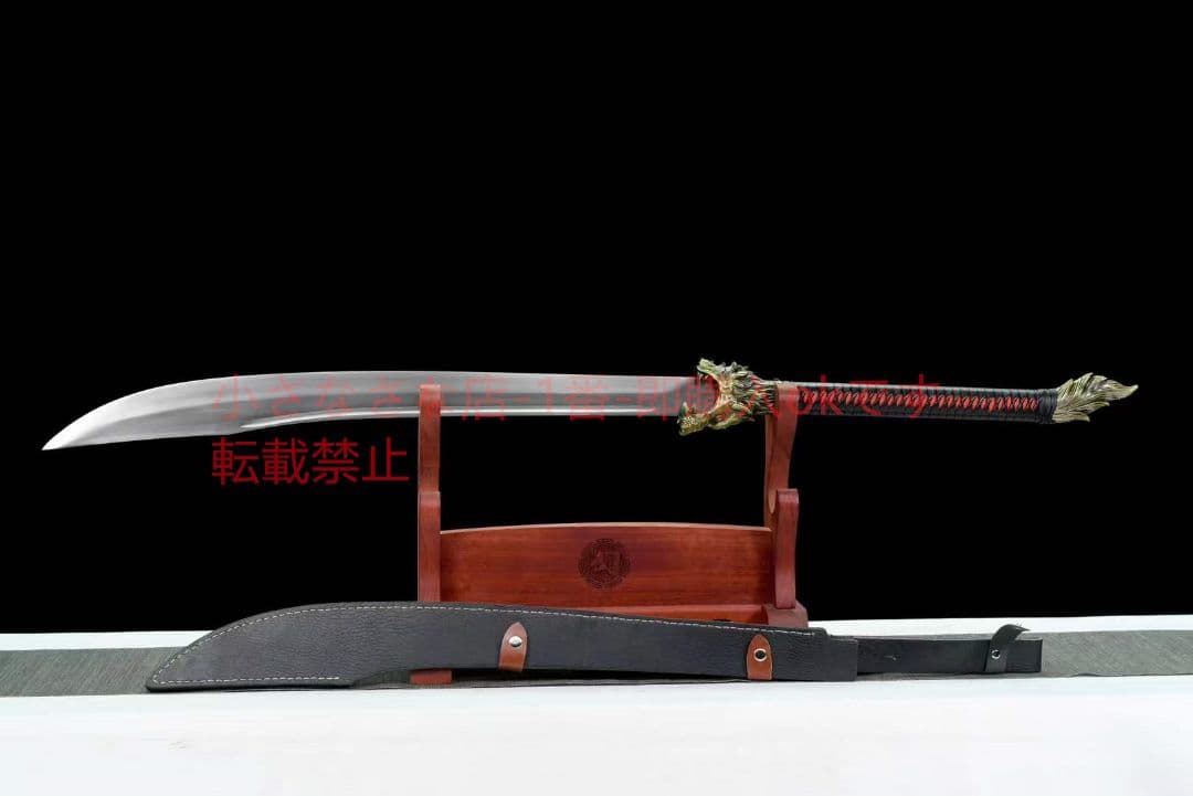 『狼魂・牛尾刀』 古兵器 武具　刀装具　日本刀　模造刀 居合刀