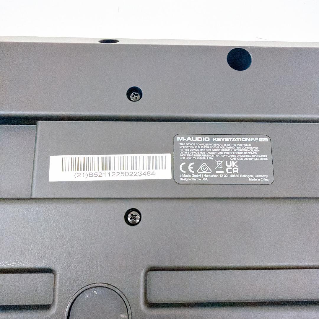 【未使用に近い】M-Audio Keystation88 MK3 キーボード