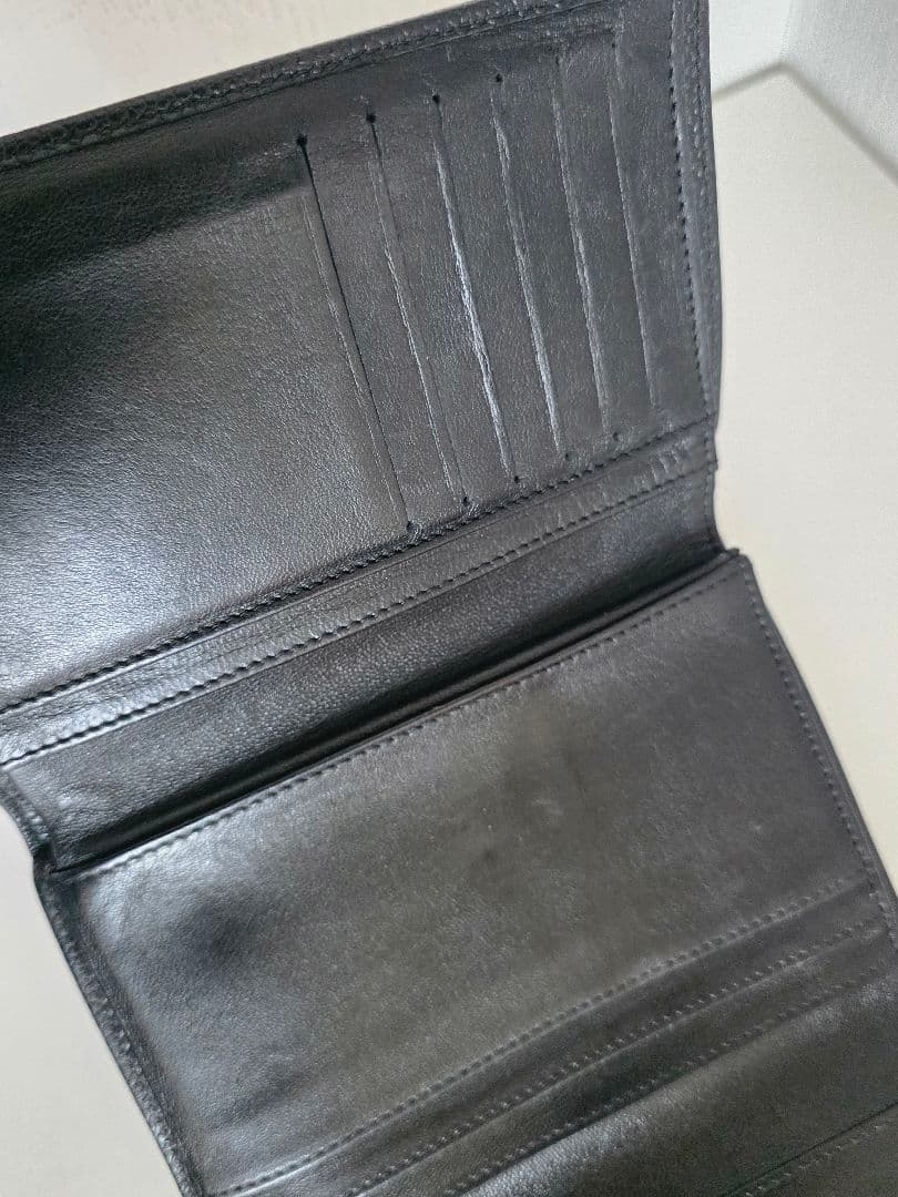 CHANEL ブラック 二つ折り財布　ジャンク品