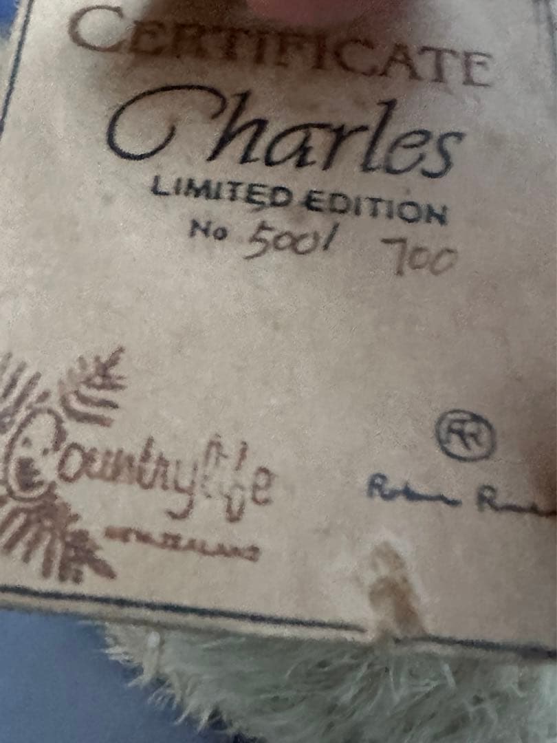 Robin Rive テディベア限定品　チャールズ