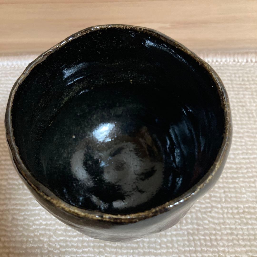 楽茶碗 9代 了入か？ 茶の湯 茶道 引き出し黒