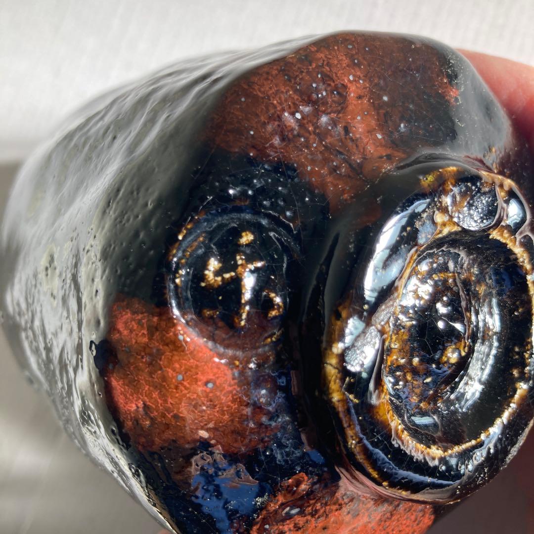 楽茶碗 9代 了入か？ 茶の湯 茶道 引き出し黒