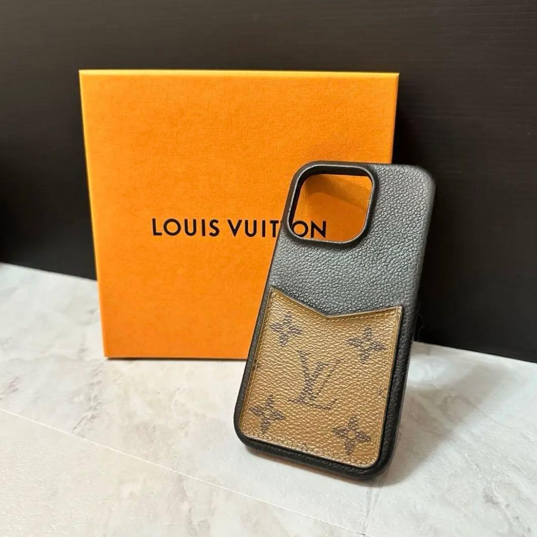 ルイヴィトン iPhone14Pro スマホケース モノグラム リバース