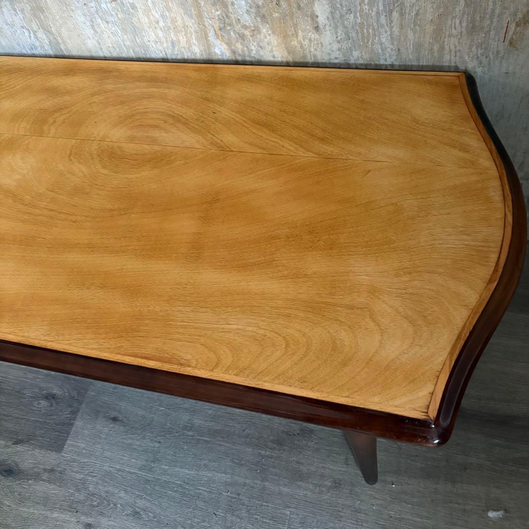 飛騨産業　オールドキツツキ　センターテーブル　天板リペア　オイルフィニッシュ