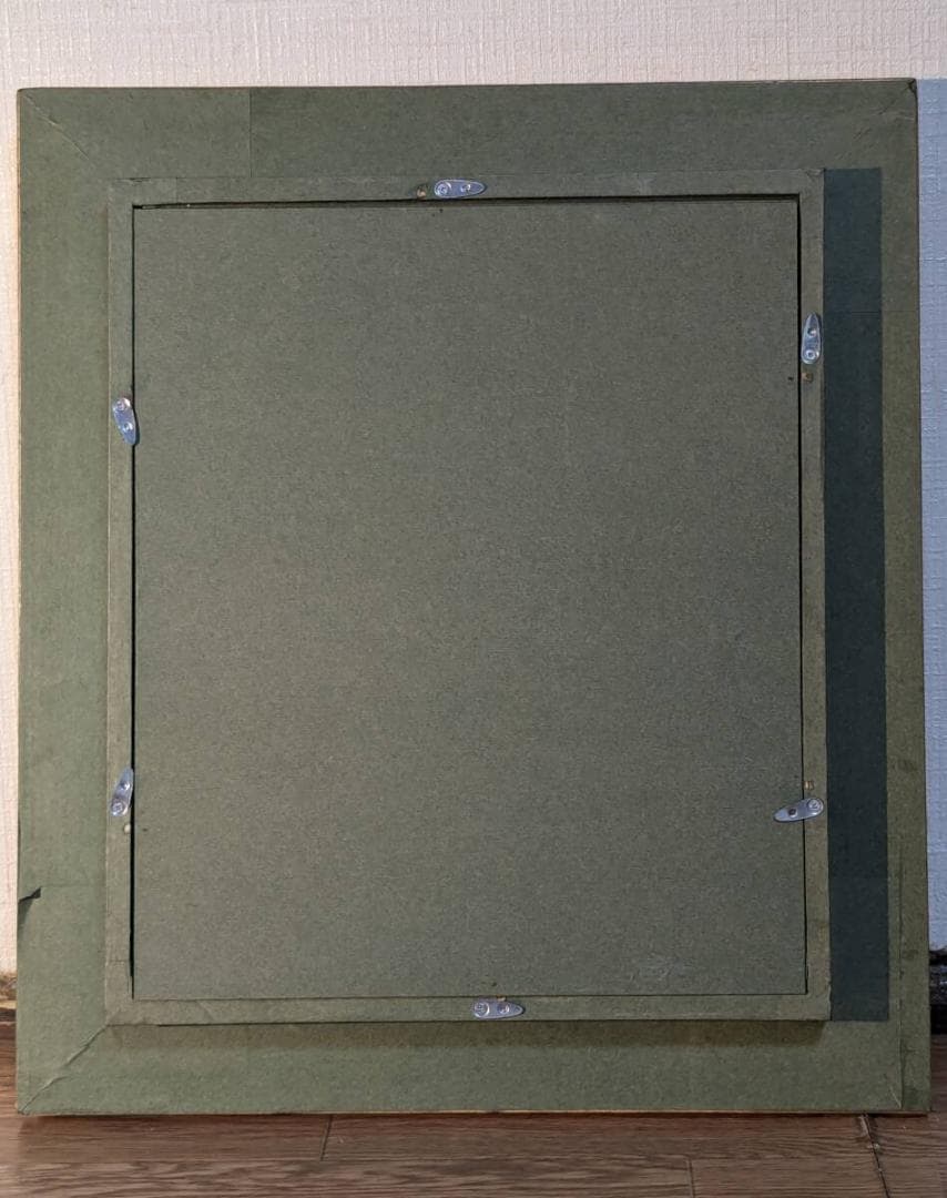 【真作】絵画　油彩3号　毘沙門沼　優美な風景画　自然の息吹　V183